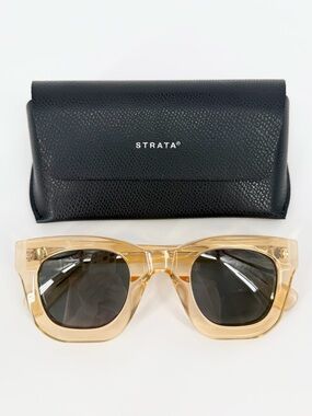 STRATA Roadcage Clear Acetate Sunglasses
